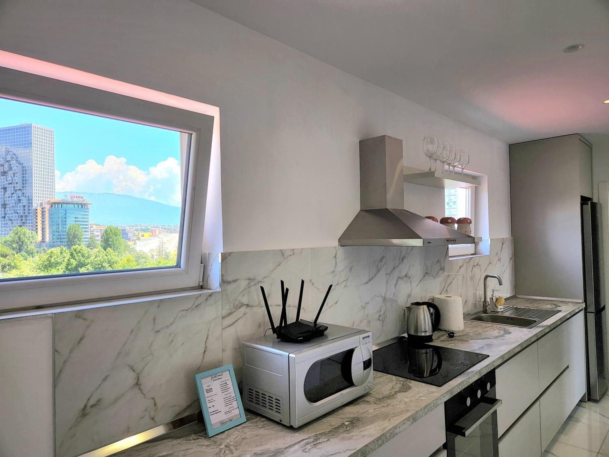 Tirana City Center Penthouse Oasis מראה חיצוני תמונה